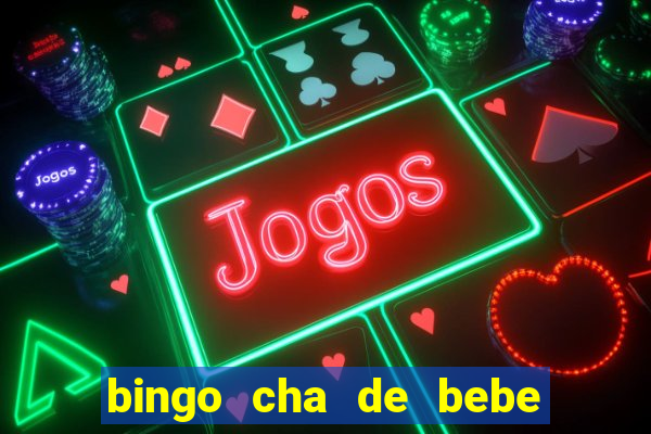 bingo cha de bebe cartelas para imprimir